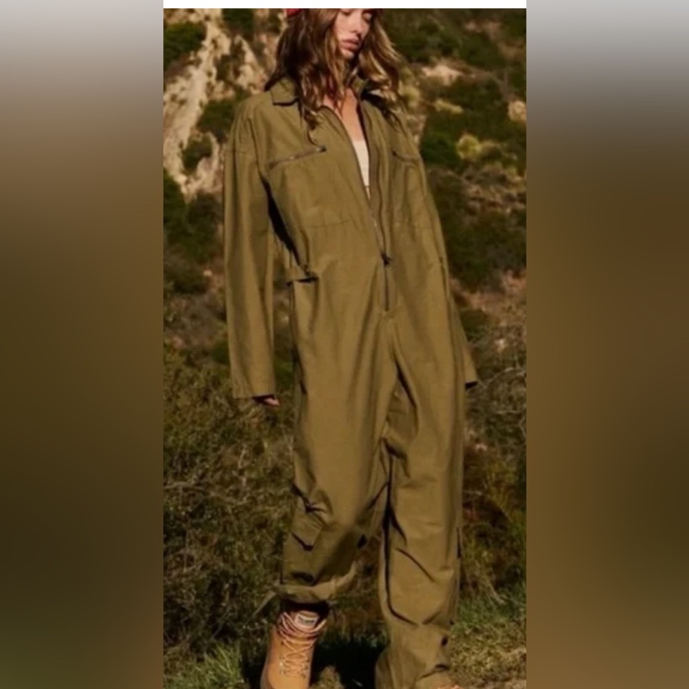 Free People Mesmerize Me Coveralls NWOT